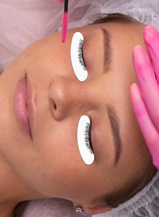 Styquenzer وسادات للعين لتطويل الرموش، 100 قطعة، وسادات تحت العين لتطويل الرموش، وسادات لاصقة لرفع الرموش، وسادات لتجعيد الرموش، وسادات إسفنجية للعين خالية من الوبر لتطويل الرموش، تجعيد، تلوين، ورفع. - Image 2